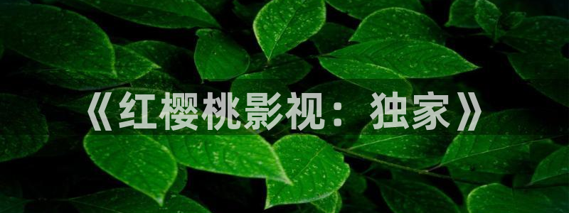 9d轨道影院怎么样：《红樱桃影视：独家》